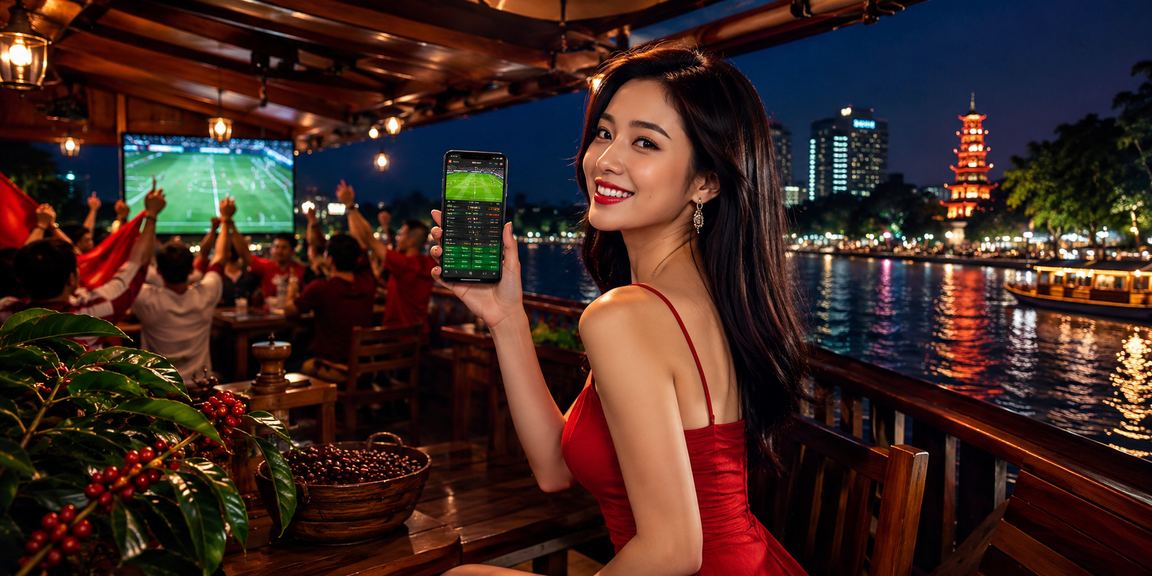 Người dùng Hà Nội trải nghiệm casino trực tuyến trên điện thoại bên tách cà phê buổi sáng